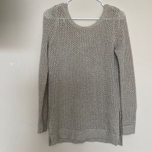 Lucky brand size small sparkly sweater with back detail